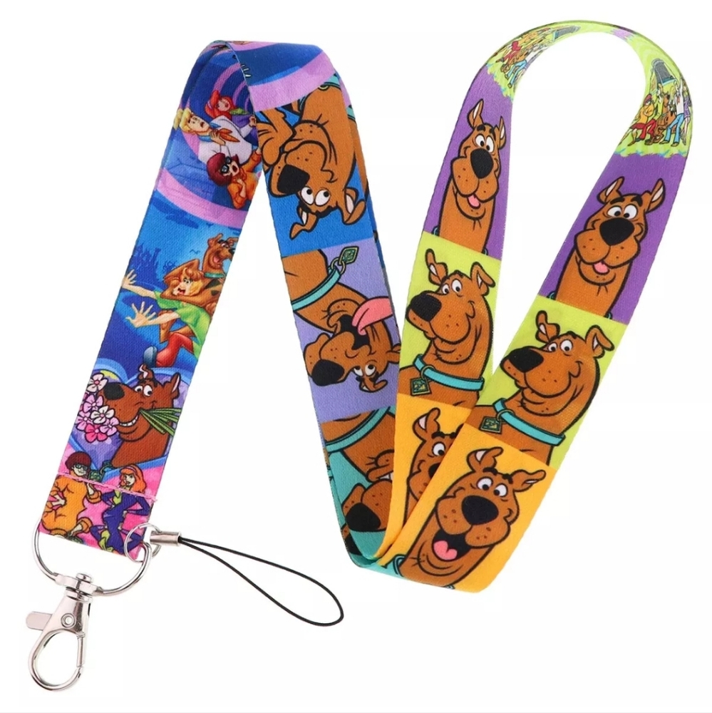 Best Classic TV Series All Time Scooby Doo Blue Lanyard Multicolor